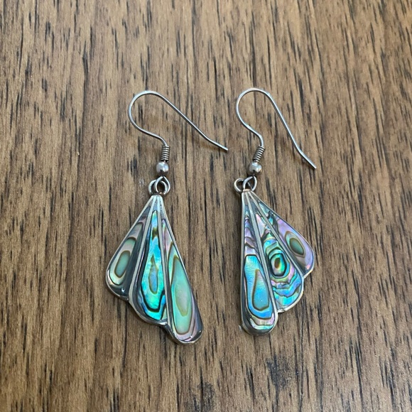 Jewelry - Abalone butterfly wing Earrings